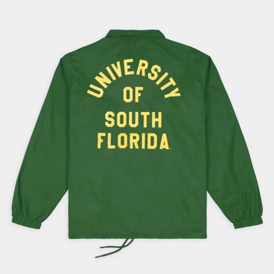 USF Bulls Vintage Golden Brahman Coaches Jacket USF Bulls Vintage Golden Brahman Coaches Jacket