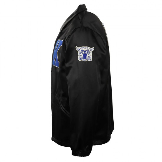 University of Kentucky Black Satin Windbreaker University of Kentucky Black Satin Windbreaker