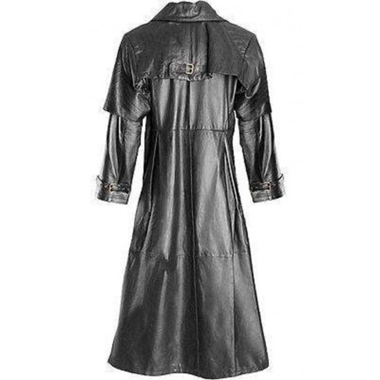 Vampire Duster Steampunk Van Helsing Gothic Leather Trench Coat Vampire Duster Steampunk Van Helsing Gothic Leather Trench Coat