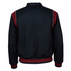 Varsity 1950 Detroit Stars Black Wool Jacket