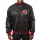 Varsity Bomber New Jersey Devils Leather Jacket