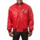 Varsity Bomber New Jersey Devils Leather Jacket