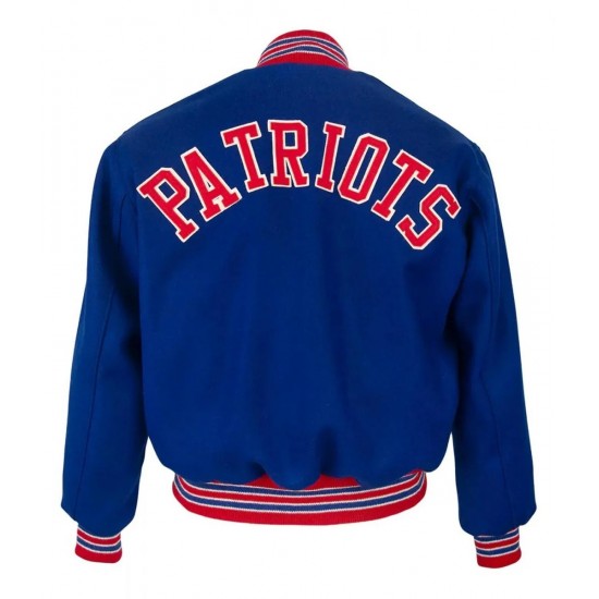 Varsity Boston Patriots 1965 Royal Blue Wool Jacket
