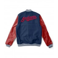 Varsity Cleveland Indians Blue and Red Jacket
