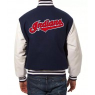 Varsity Cleveland Indians White and Blue Jacket