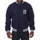 Varsity Detroit Tigers Navy Blue Wool Jacket