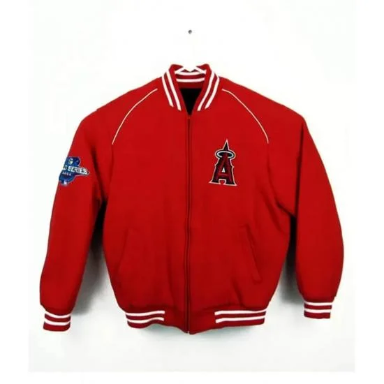 Varsity LA Angels World Series Red Jacket