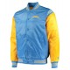 Varsity LA Chargers Light Blue & Yellow Satin Jacket