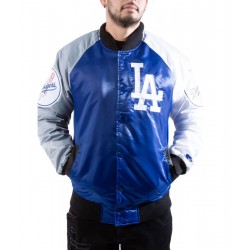 Varsity Los Angeles Dodgers Satin Tri-Color Jacket 