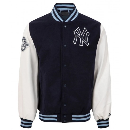 Varsity MLB Patch NY Yankees Navy Blue Jacket