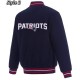 Varsity New England Patriots Navy Blue Wool Jacket