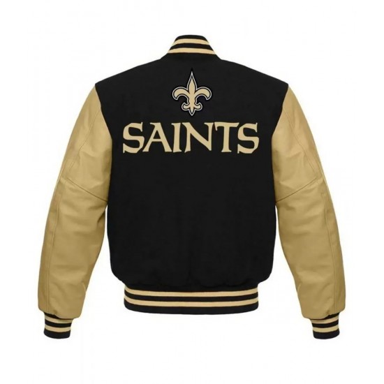 Varsity New Orleans Saints Black/Gold Jacket Varsity New Orleans Saints Black/Gold Jacket