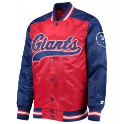 Varsity New York Giants The Tradition II Satin Jacket