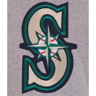 Varsity Seattle Mariners Navy and Gray Wool Jacket