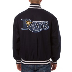 Varsity Tampa Bay Rays Black Jacket