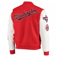 Varsity Washington Nationals White/Red Jacket
