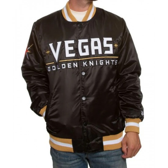 Vegas Golden Knights Satin Jacket Vegas Golden Knights Satin Jacket