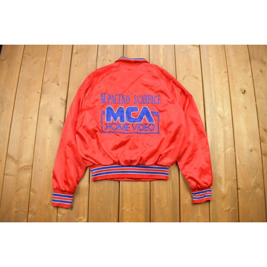 Vintage 1983 Scarface Movie Satin Promo Jacket Vintage 1983 Scarface Movie Satin Promo Jacket
