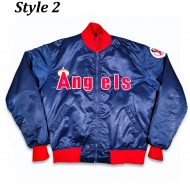 Vintage 80s California Anaheim Angels Bomber Blue Jacket