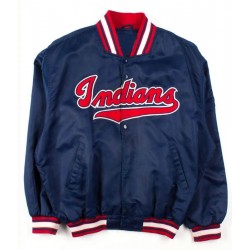 Vintage Blue Cleveland Indians Starter Satin Jacket