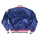 Vintage Buffalo Bisons Baseball Blue Satin Jacket