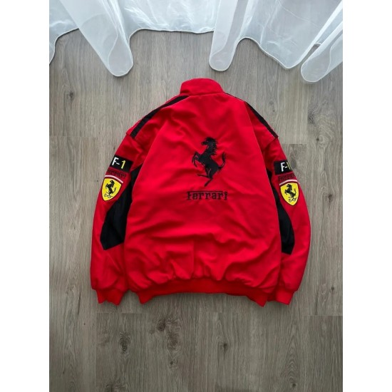 Vintage Ferrari Racing Red Jacket