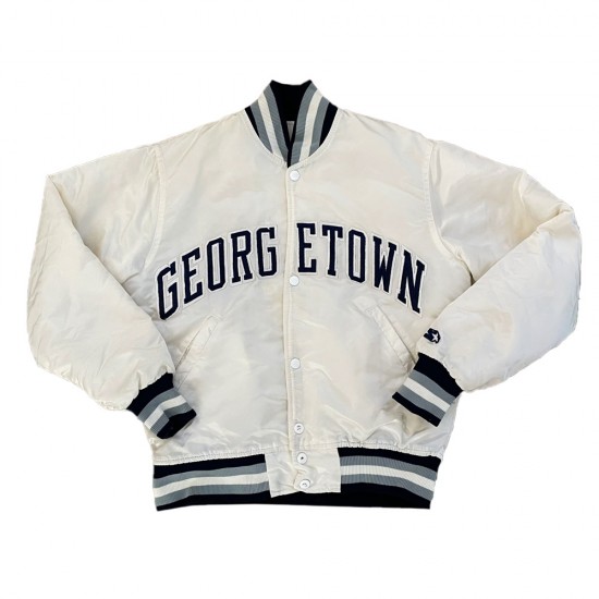 Vintage Georgetown Hoyas 90’s White Jacket Vintage Georgetown Hoyas 90’s White Jacket