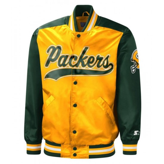Vintage Green Bay Packers Satin Jacket