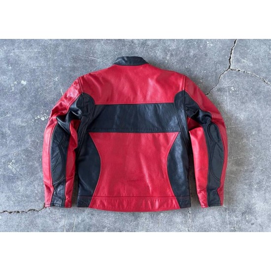 Vintage Racing Biker Ducati Leather Jacket Vintage Racing Biker Ducati Leather Jacket