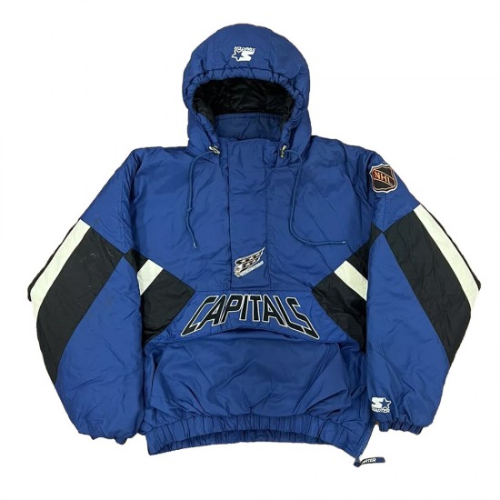 Washington Capitals Quarter Zip Pullover Jacket