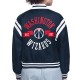 Washington Wizards Printed Logo Varsity Satin Jacket