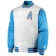 White Light Blue Houston Oilers Historic Logo Renegade Jacket