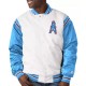 White Light Blue Houston Oilers Historic Logo Renegade Jacket