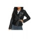 Women Faux Leather Moto Biker Motocycle Jacket