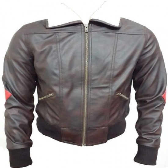 Women Harley Quinn Suicide Squad Bombshell Leather Jacket