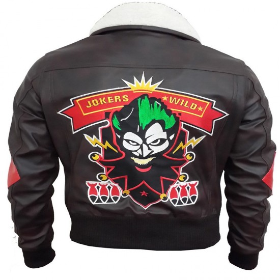 Women Harley Quinn Suicide Squad Bombshell Leather Jacket