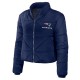 Women’s New England Patriots Cropped Puffer Jacket