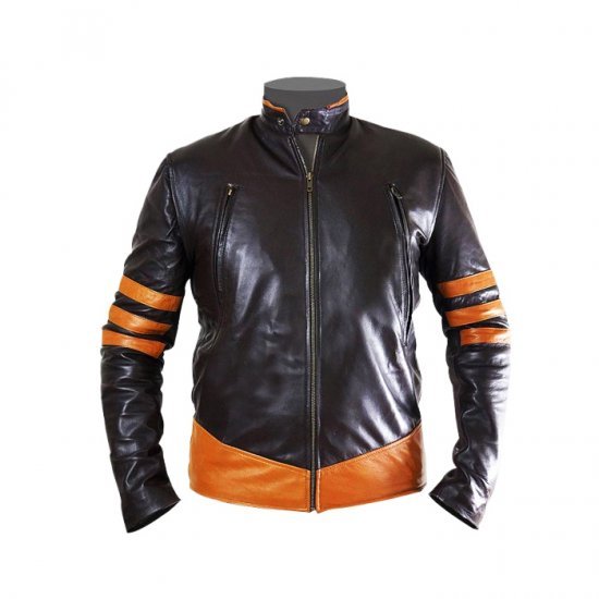 X-Men Wolverine Black Leather Jacket X-Men Wolverine Black Leather Jacket