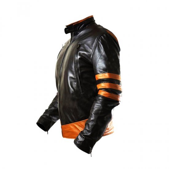 X-Men Wolverine Black Leather Jacket X-Men Wolverine Black Leather Jacket