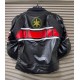 YAMAHA Motorbike Cowhide Leather Bomber Jacket YAMAHA Motorbike Cowhide Leather Bomber Jacket