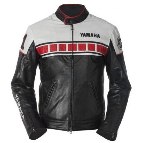 Yamaha Motorbike Cowhide Leather Jacket Yamaha Motorbike Cowhide Leather Jacket