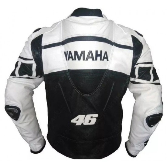 Yamaha Motorcycle Leather Racing White Jacket Yamaha Motorcycle Leather Racing White Jacket