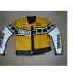 Yamaha Racing Cowhide Leather Biker Jacket