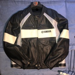 Yamaha Racing Cowhide Leather Jacket