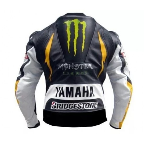 Yamaha Racing Leather Biker Jacket Yamaha Racing Leather Biker Jacket