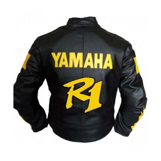 Yamaha Racing R1 Motorbike Biker Leather Jacket Yamaha Racing R1 Motorbike Biker Leather Jacket