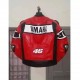 Yamaha Racing Red Leather Biker Jacket Yamaha Racing Red Leather Biker Jacket