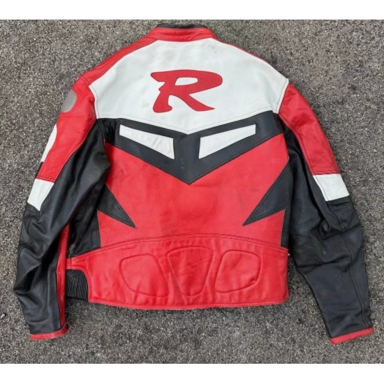 Yamaha Racing Red Motorcycle Riding Gear Cowhide Leather Jacket Yamaha Racing Red Motorcycle Riding Gear Cowhide Leather Jacket