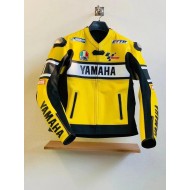 Yamaha Racing Yellow Motorcycle Jacket