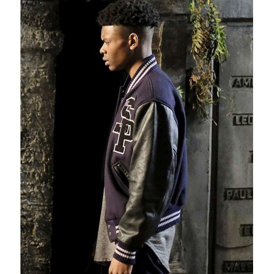 Aubrey Joseph Cloak & Dagger Varsity Jacket Aubrey Joseph Cloak & Dagger Varsity Jacket